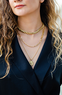 14 Ayar Sarı Altın Trend Zincir