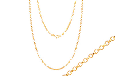 14 Ayar Sarı Altın Erkek Zincir