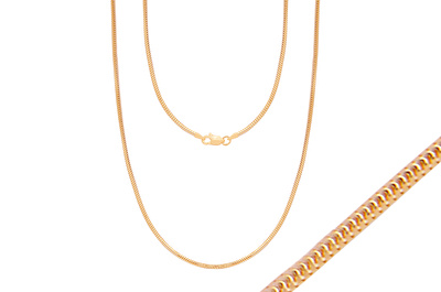 14 Ayar Sarı Altın Balık Sırtı Zincir