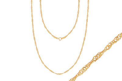 14 Ayar Sarı Altın Trend Zincir