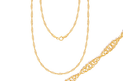 14 Ayar Sarı Altın Trend Zincir