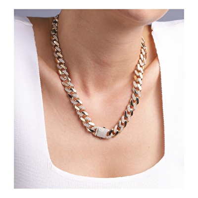 14 Ayar Sarı Altın Trend Gurmet Zincir