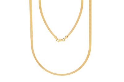 14 Ayar Sarı Altın Balık Sırtı Zincir