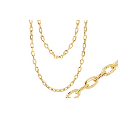 14 Ayar Sarı Altın Ataç Zincir