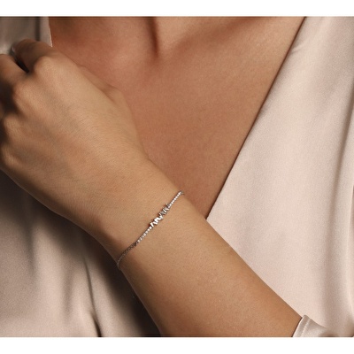 0,34 Karat Baget Pırlanta Bileklik