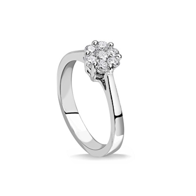 0,33 Karat Floral Pırlanta Yüzük