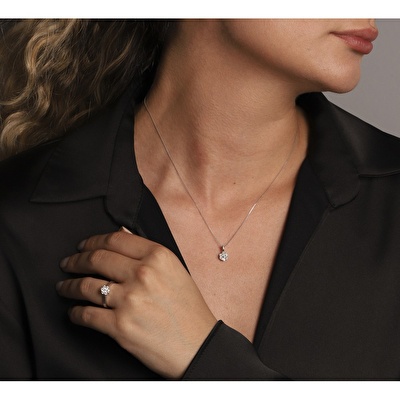 0,33 Karat Floral Pırlanta Yüzük