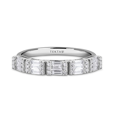 0,36 Karat Baget Pırlanta Yüzük