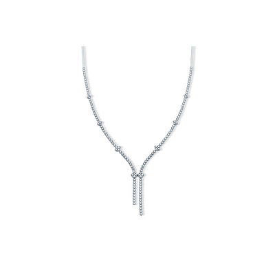 14 Ayar Beyaz Altın Suyolu Gerdanlık