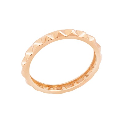 14 Ayar Rose Altın Minimal Yüzük