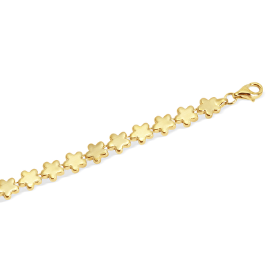 14 Ayar Sarı Altın Yıldız Bileklik