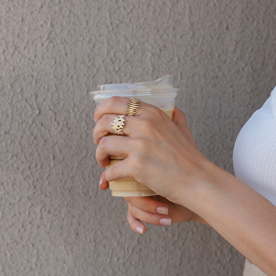 14 Ayar Sarı Altın Mekik Taşsız Yüzük