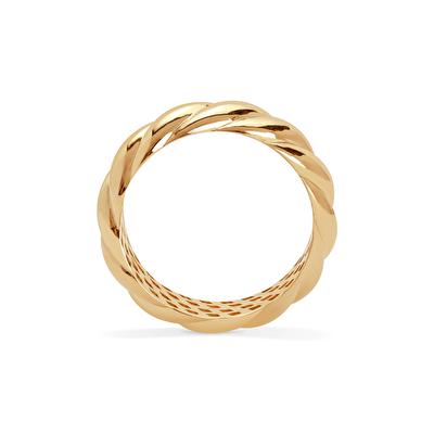 14 Ayar Sarı Altın Burgu Yüzük