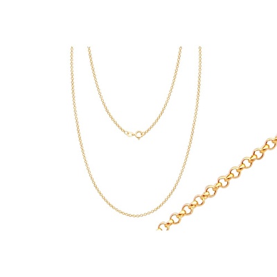 14 Ayar Sarı Altın Trend Zincir