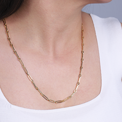 14 Ayar Sarı Altın Trend Zincir