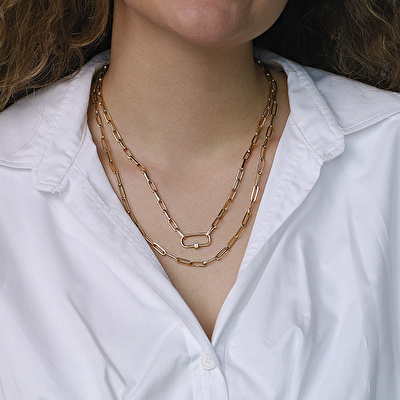 14 Ayar Sarı Altın Trend Zincir