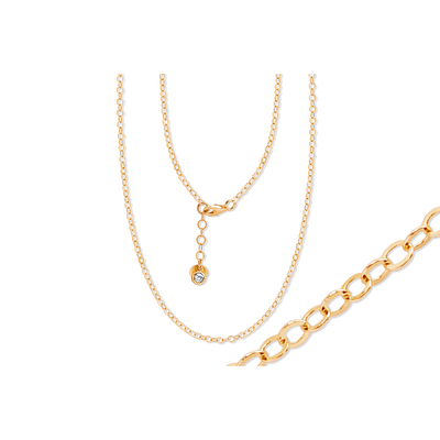 14 Ayar Sarı Altın Trend Zincir