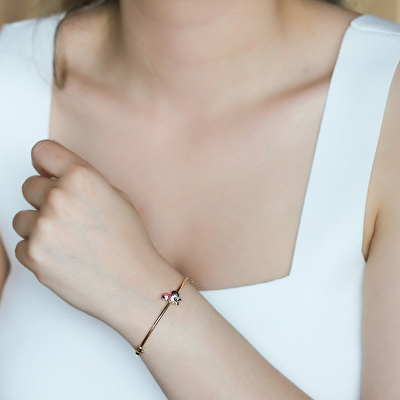 14 Ayar Sarı Altın Unicorn Bilezik