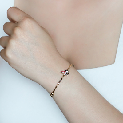 14 Ayar Sarı Altın Unicorn Bilezik