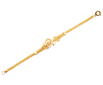 22 Ayar Sarı Altın Dorika Bileklik