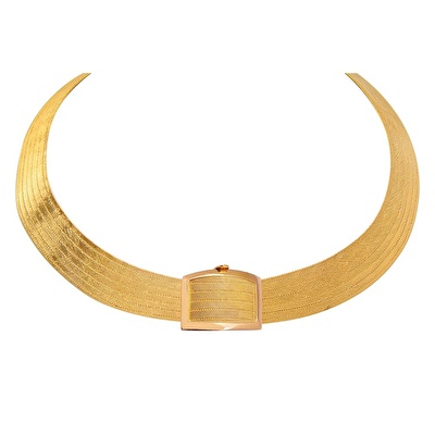 22 Ayar Sarı Altın Trabzon Hasır Gerdanlık