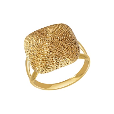 22 Ayar Sarı Altın Salyangoz Yüzük