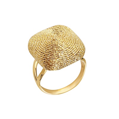 22 Ayar Sarı Altın Salyangoz Yüzük