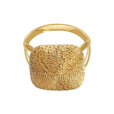 22 Ayar Sarı Altın Salyangoz Yüzük