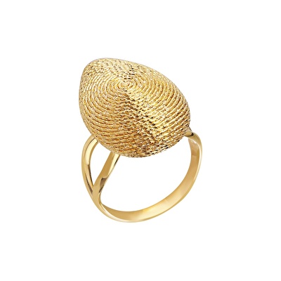 22 Ayar Sarı Altın Salyangoz Yüzük