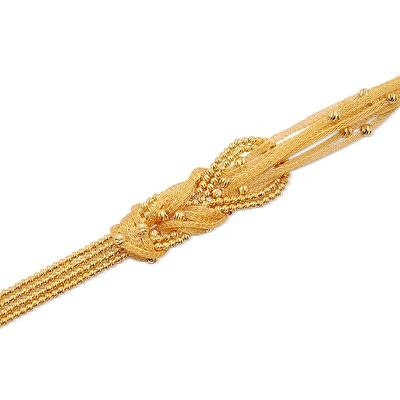 22 Ayar Sarı Altın Dorika Bileklik