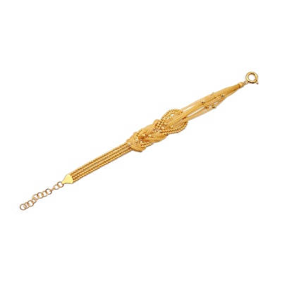 22 Ayar Sarı Altın Dorika Bileklik