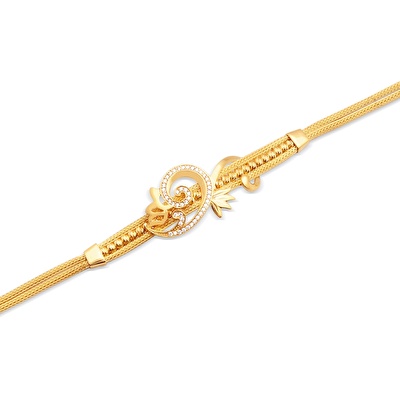 22 Ayar Sarı Altın Dorika Bileklik