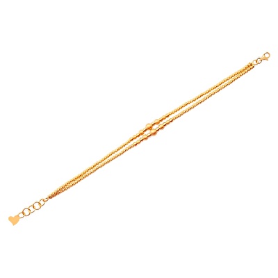 22 Ayar Sarı Altın Dorika Bileklik