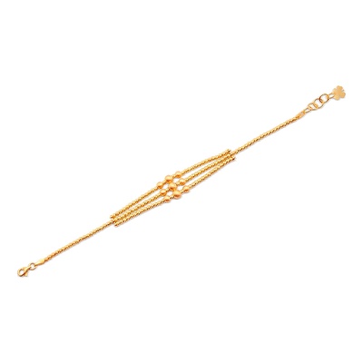 22 Ayar Sarı Altın Dorika Bileklik