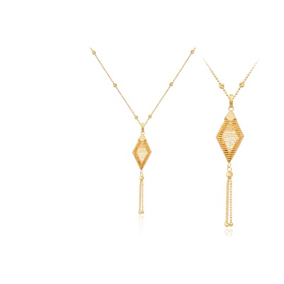 22 Ayar Sarı Altın Dorika Kolye