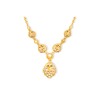 22 Ayar Sarı Altın Taşsız Gerdanlık