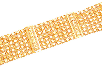 22 Ayar Sarı Altın Toplu Bileklik