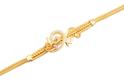 22 Ayar Sarı Altın Dorika Bileklik