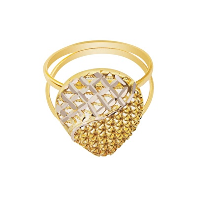 22 Ayar Sarı Altın Taşsız Yüzük