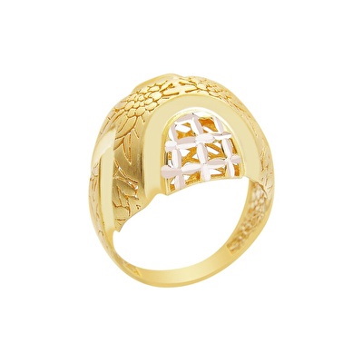 22 Ayar Sarı Altın Taşsız Yüzük