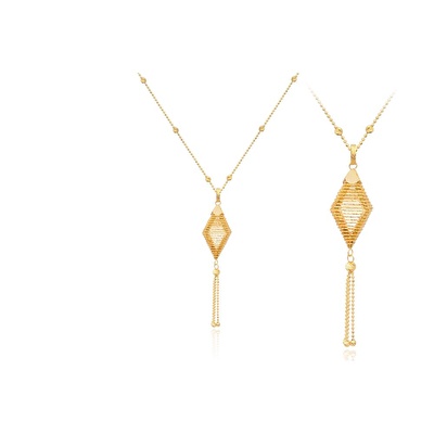 22 Ayar Sarı Altın Dorika Kolye