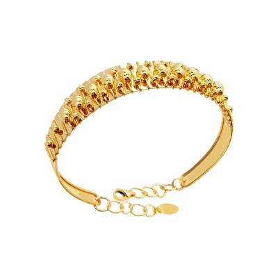 22 Ayar Sarı Altın Dorika Bilezik