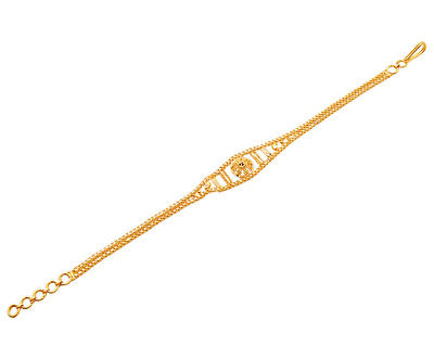 22 Ayar Sarı Altın Hint Bileklik